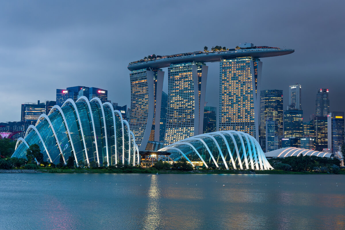 Arrival & Marina Bay