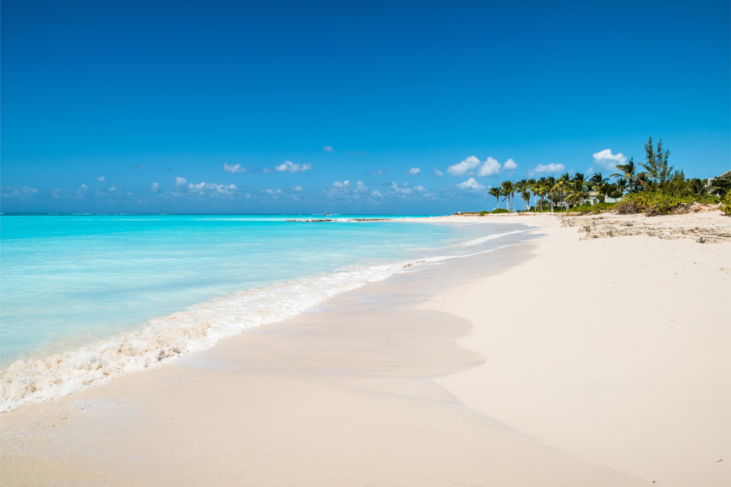 A typical beach found in Turks and Caicos Islands