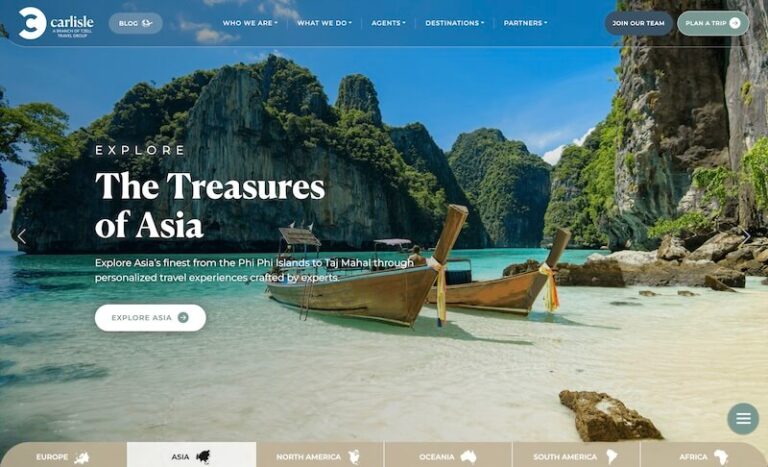 Carlisle Travel Website Relaunch 2026