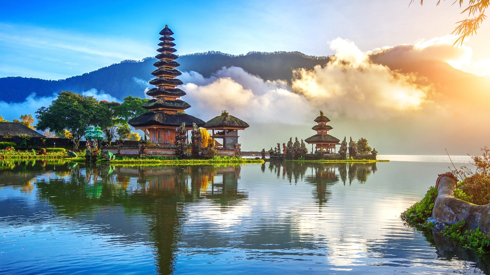 Pura Ulun Danu Bratan Temple in Bali Indonesia